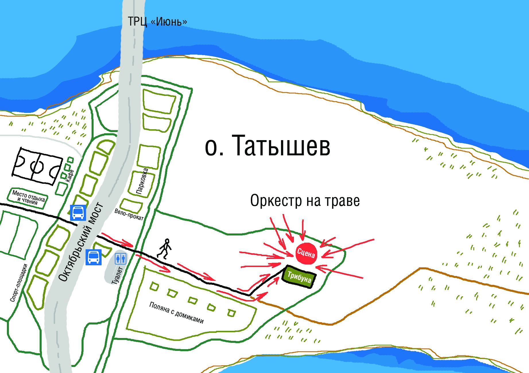 План татышев парка